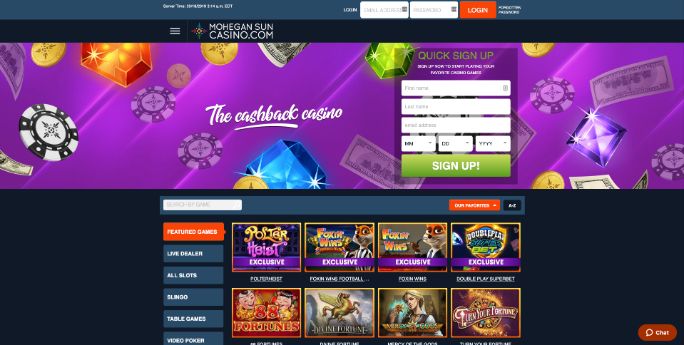 Mohegan Sun Online Casino Bonus
